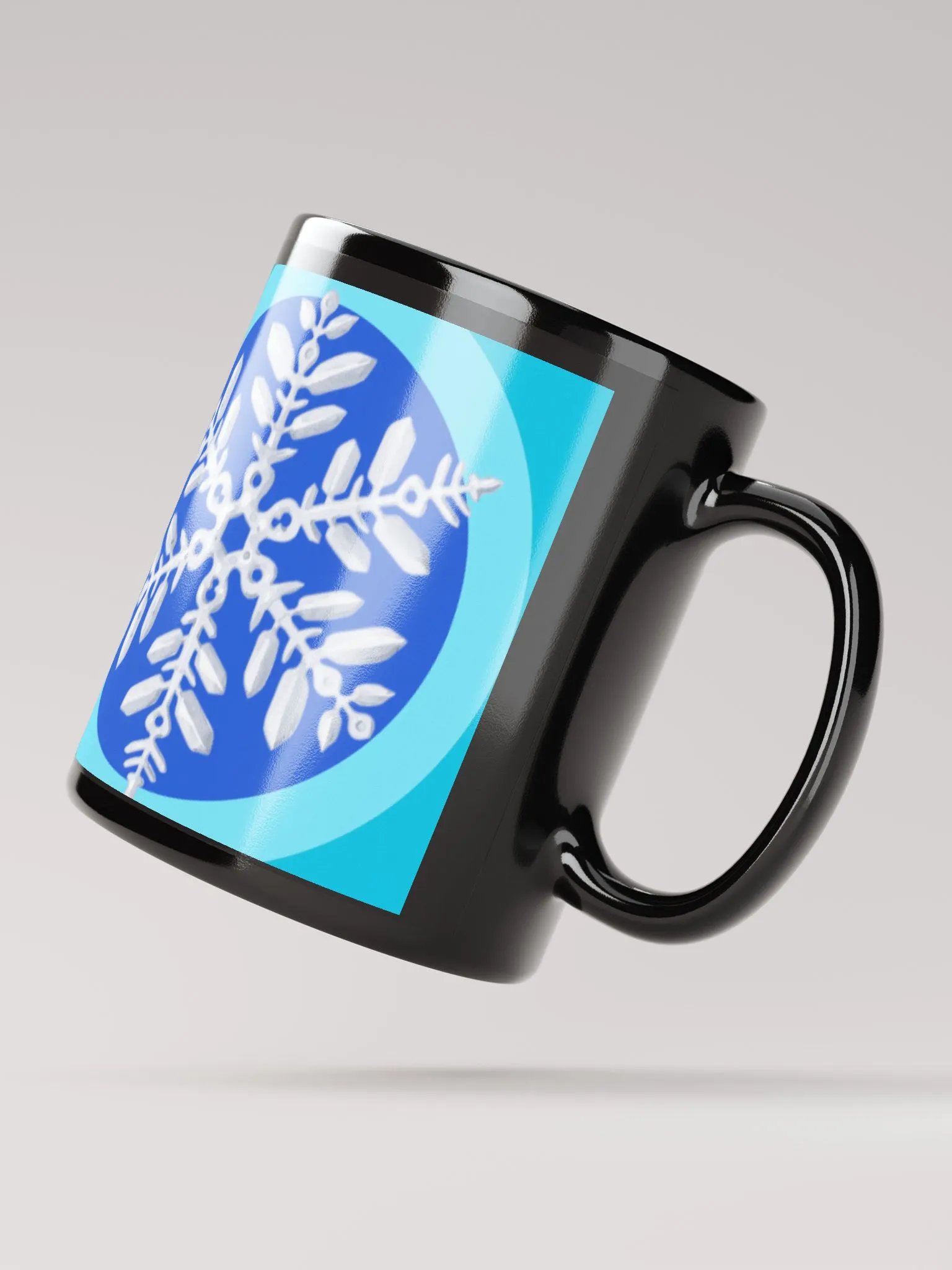 snowflake Glossy Mug product image (11)