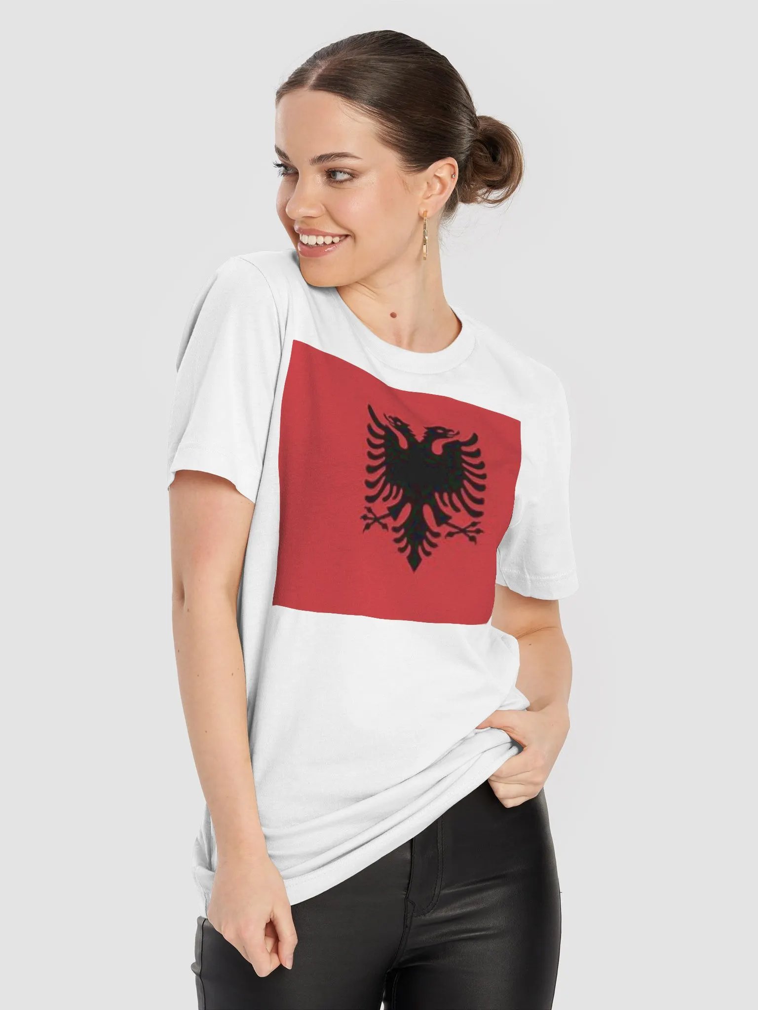 Exclusive Graphic Grove Supersoft Unisex T-Shirt - Albania Flag Design product image (9)