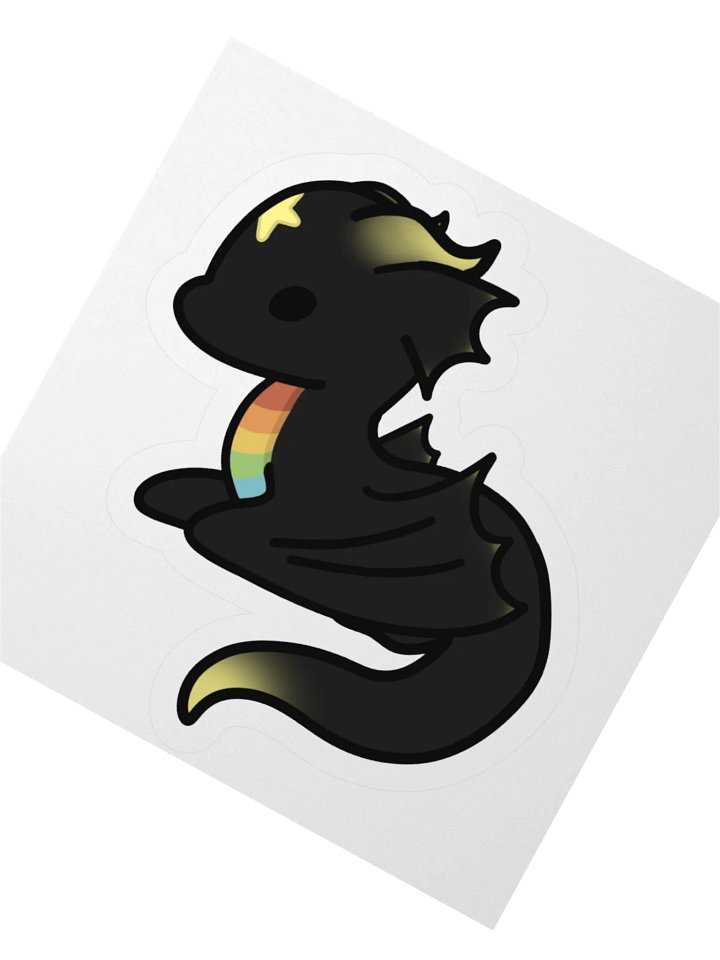 Nocturne the Wyvern (Kiss Cut Stickers) product image (4)