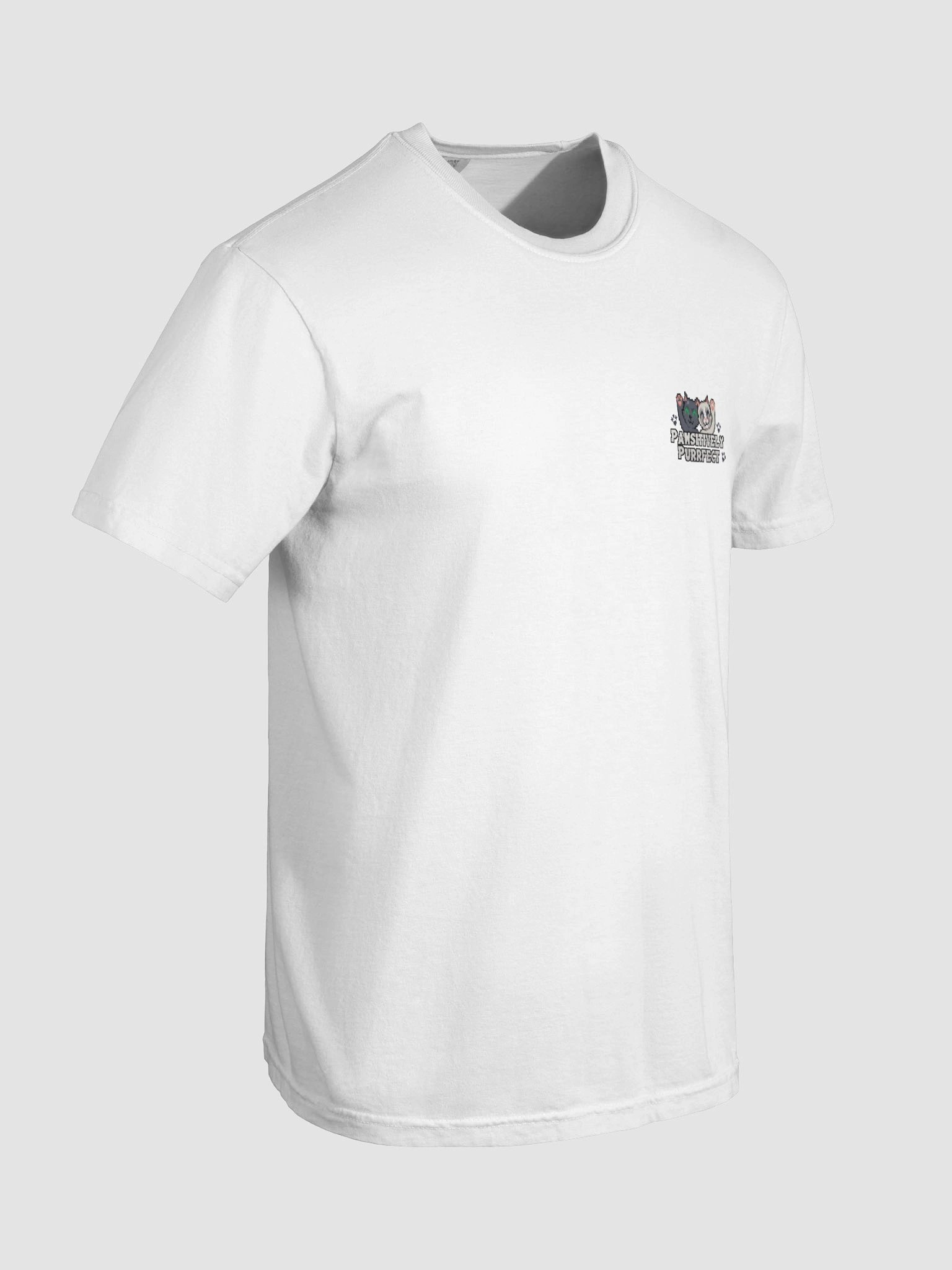 Pawsitively Purrfect Logo Tee product image (108)