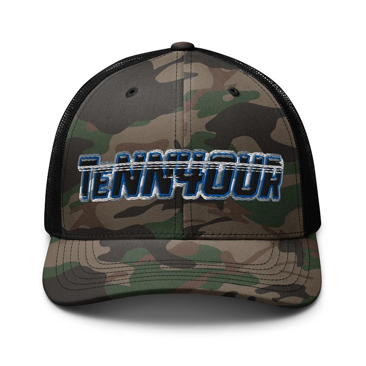 TENN4OUR Camo Trucker Hat product image (1)