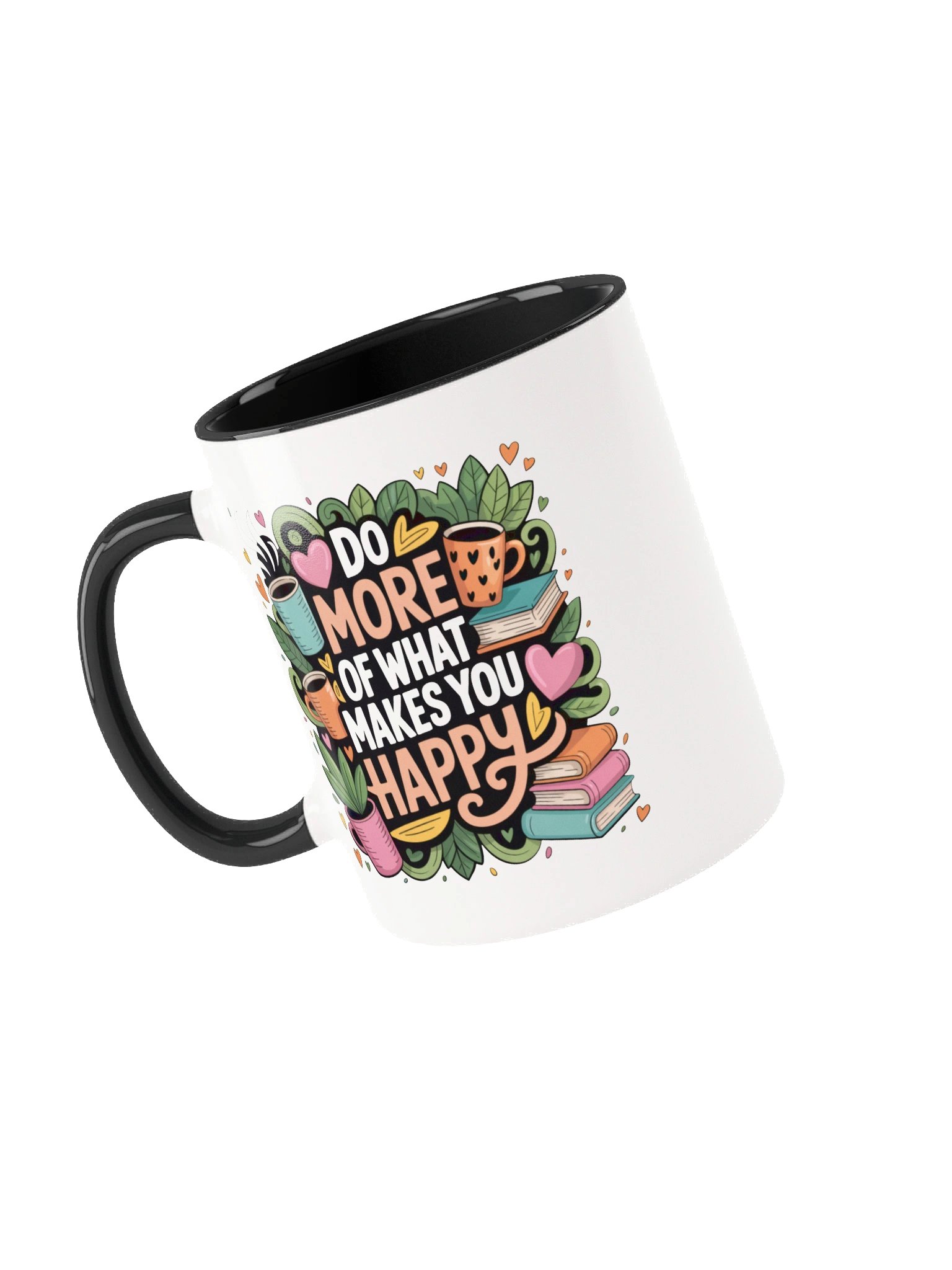 Do More of What Makes You Happy Coffee Mug- with Color Inside product image (3)