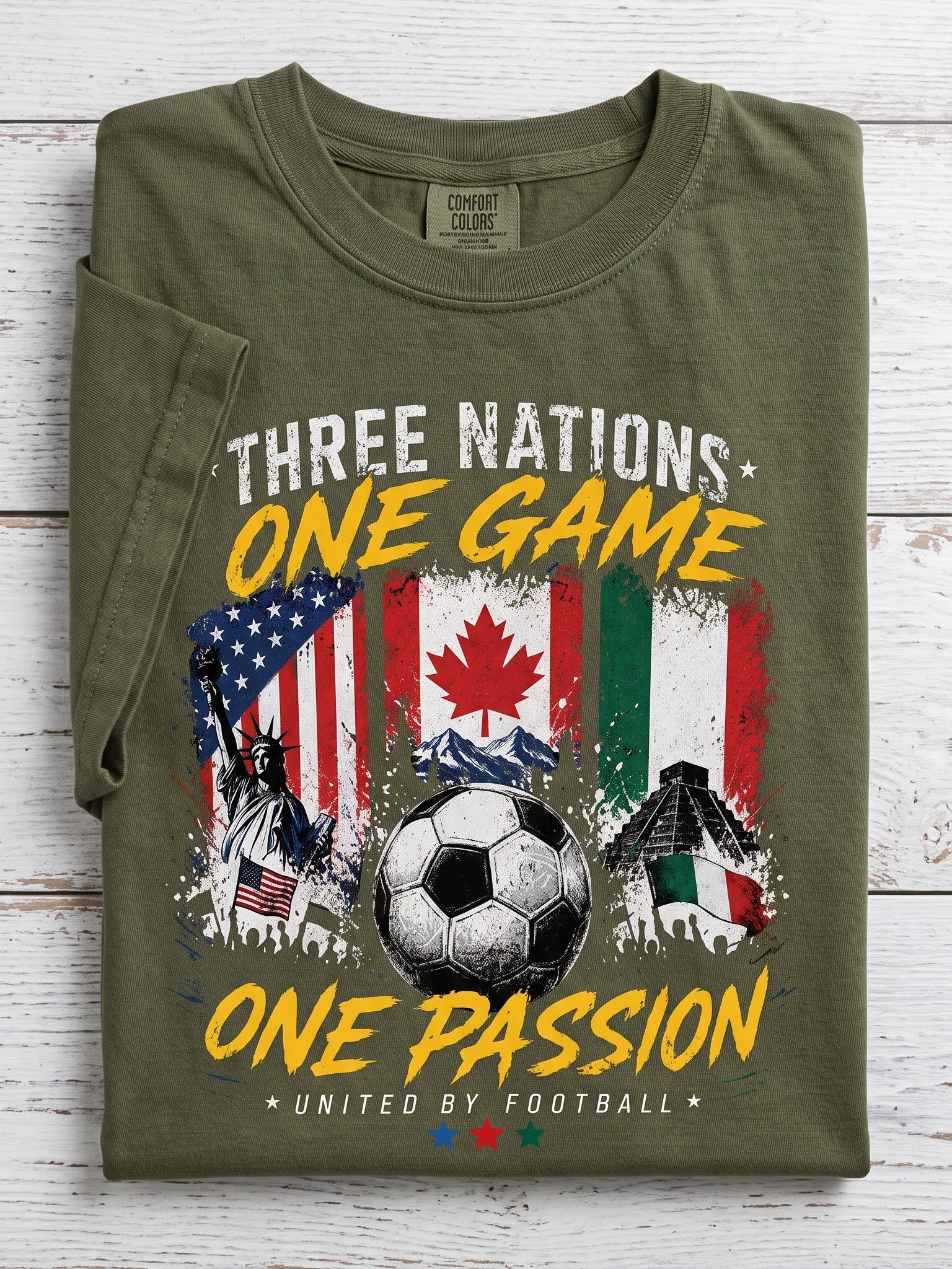 2026 World Cup Soccer T-Shirt – United by Football: USA, Canada, Mexico product image (19)