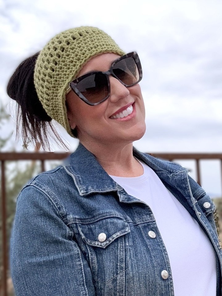 Messy Bun Beanie product image (1)