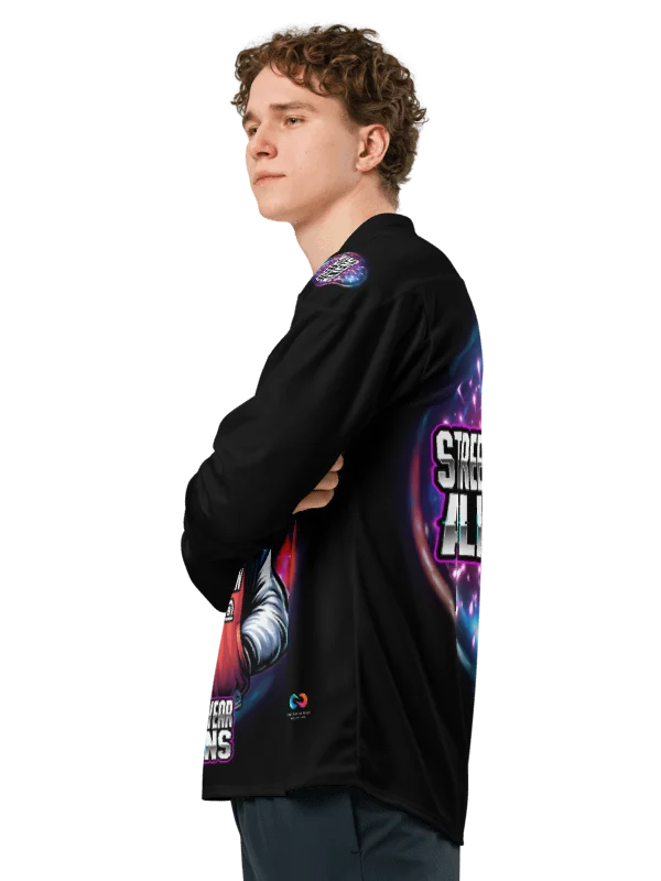 LIMITED EDITION - CNX Core All-over print Unisex Long Sleeve Tee — Streetwear Aliens 001 product image (8)