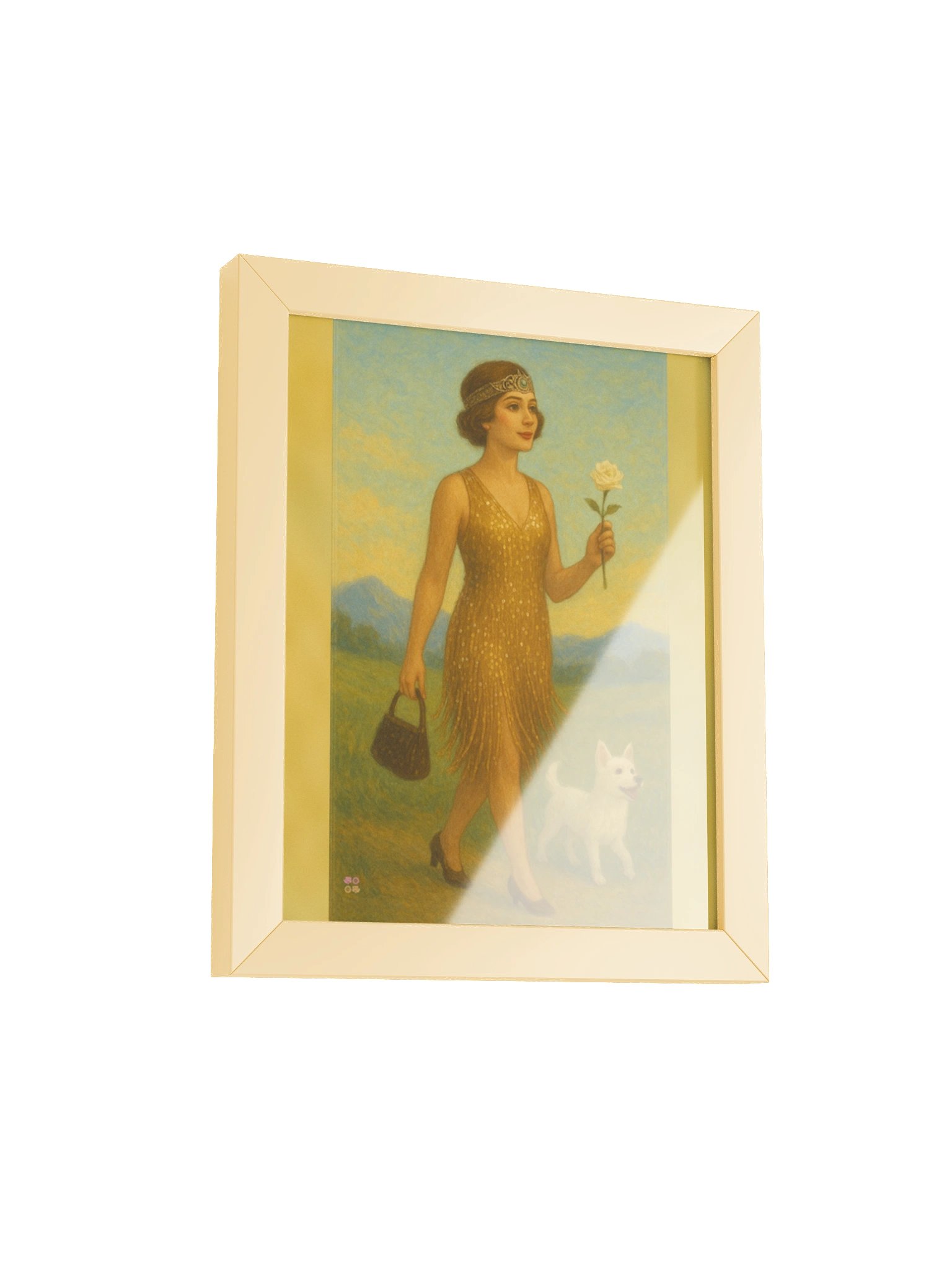 0 The Fool Tarot Art Framed Poster product image (2)