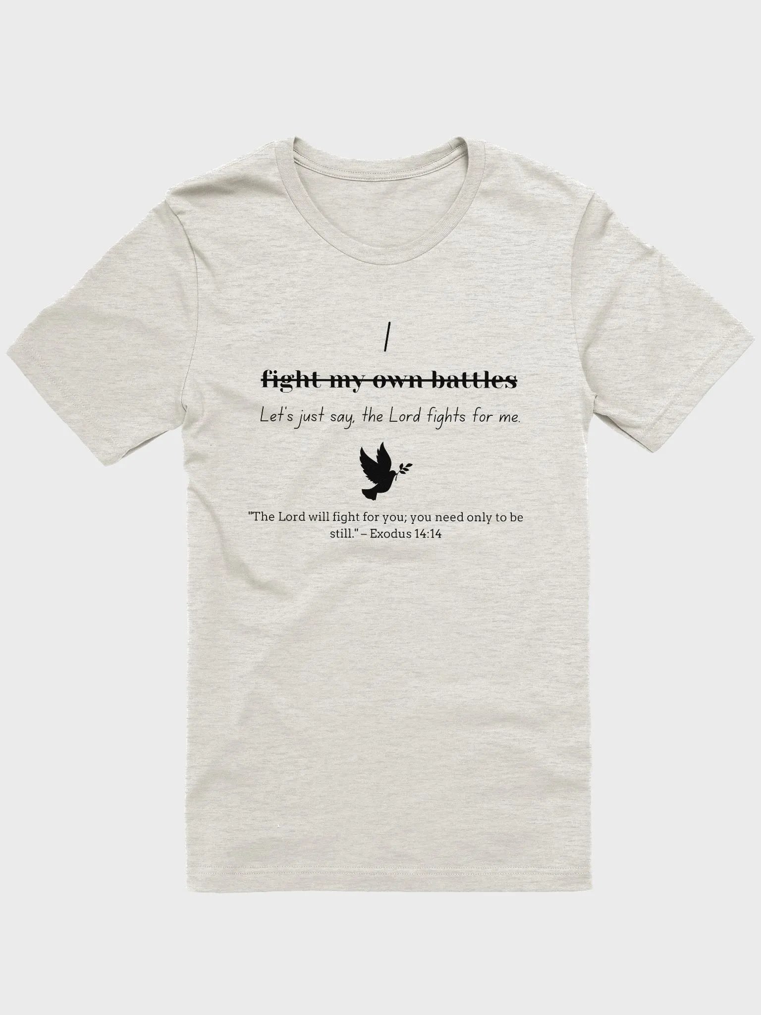 The Lord Fights for Me - Faith Tee product image (4)