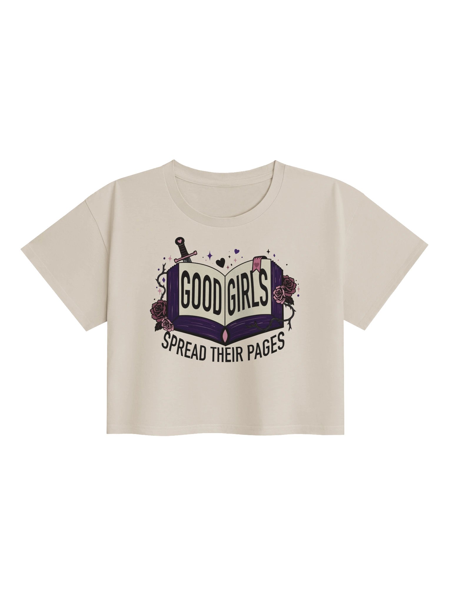 Good Girls Spread Their Pages (Cropped Tee) product image (25)