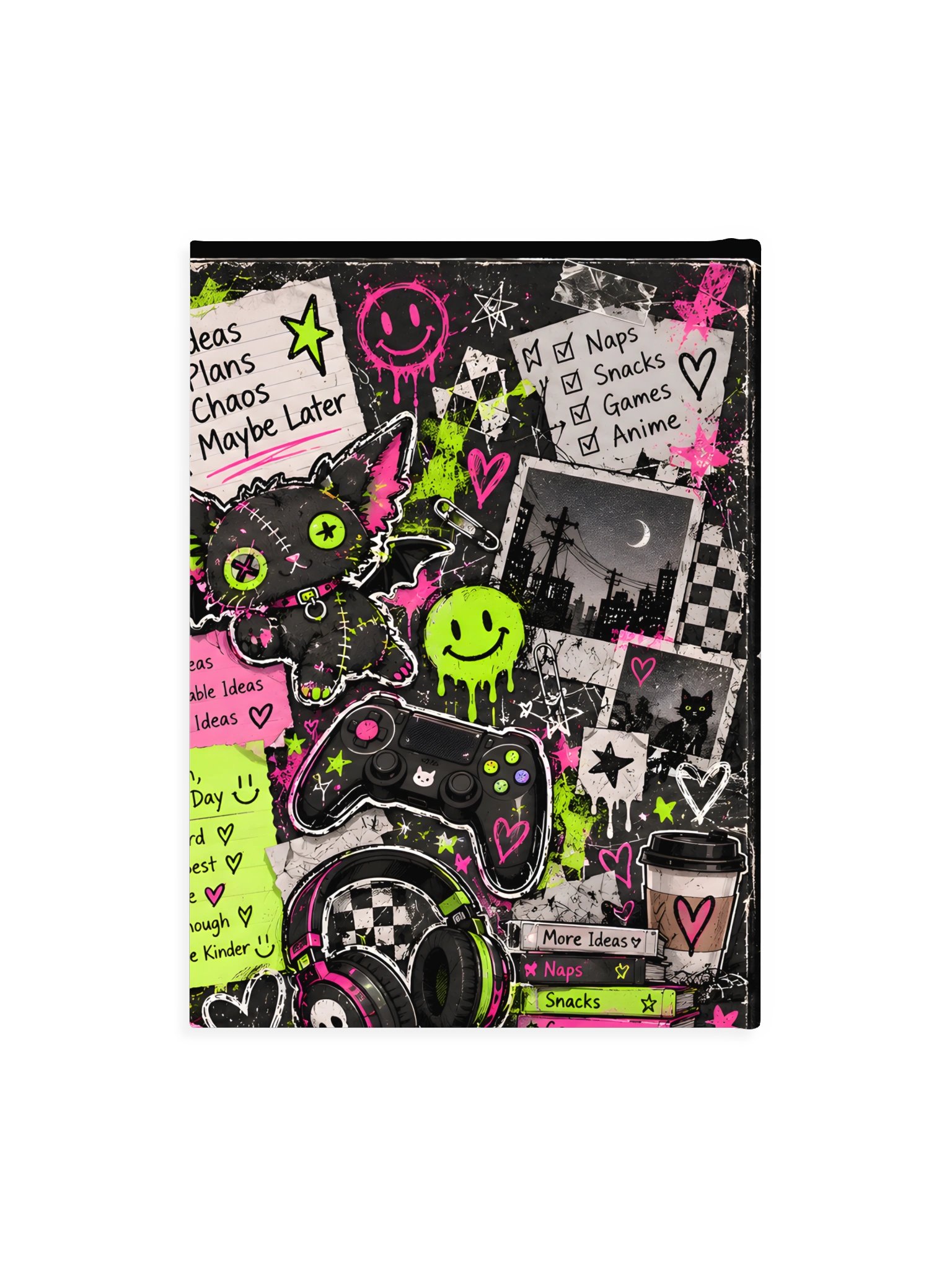 DO NOT OPEN (I Will Anyway) 💀💗 | Cute Chaos & Questionable Decisions Journal product image (2)