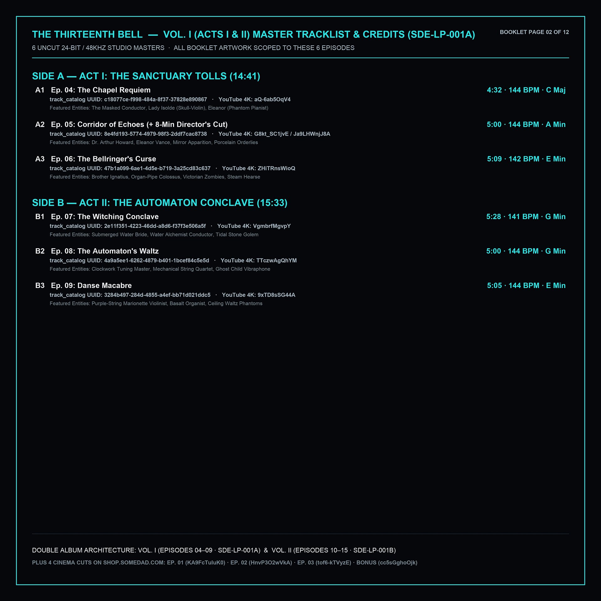 The Thirteenth Bell — Complete 12-Movement Double Volume Original AI Opera Soundtrack (16-Bit & 24-Bit WAV + 320kbps MP3 + Booklet) product image (4)