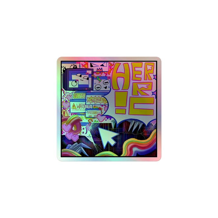 Herric Overload Holographic Sticker product image (1)