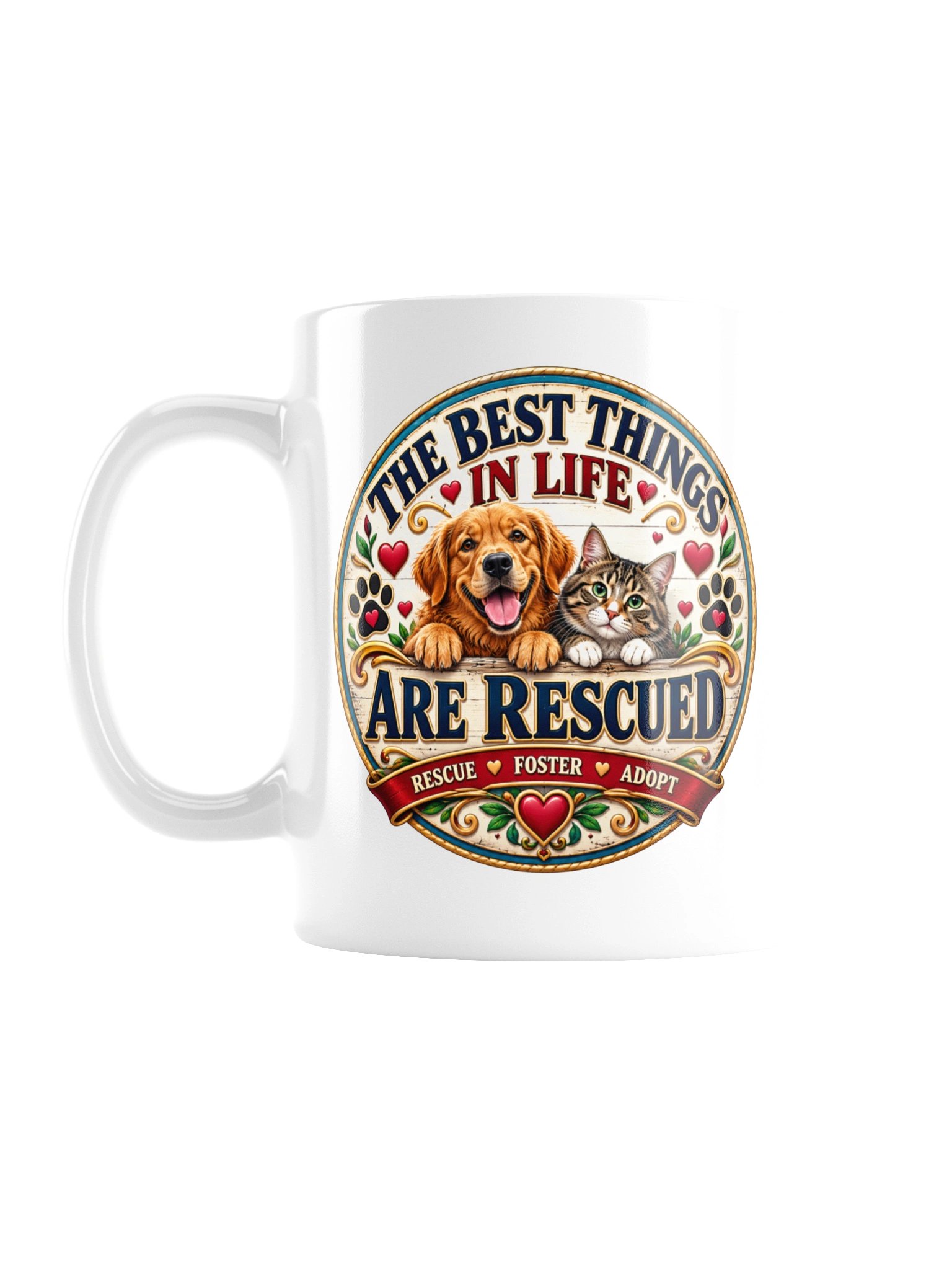 The Best Things Are Rescued Mug product image (1)