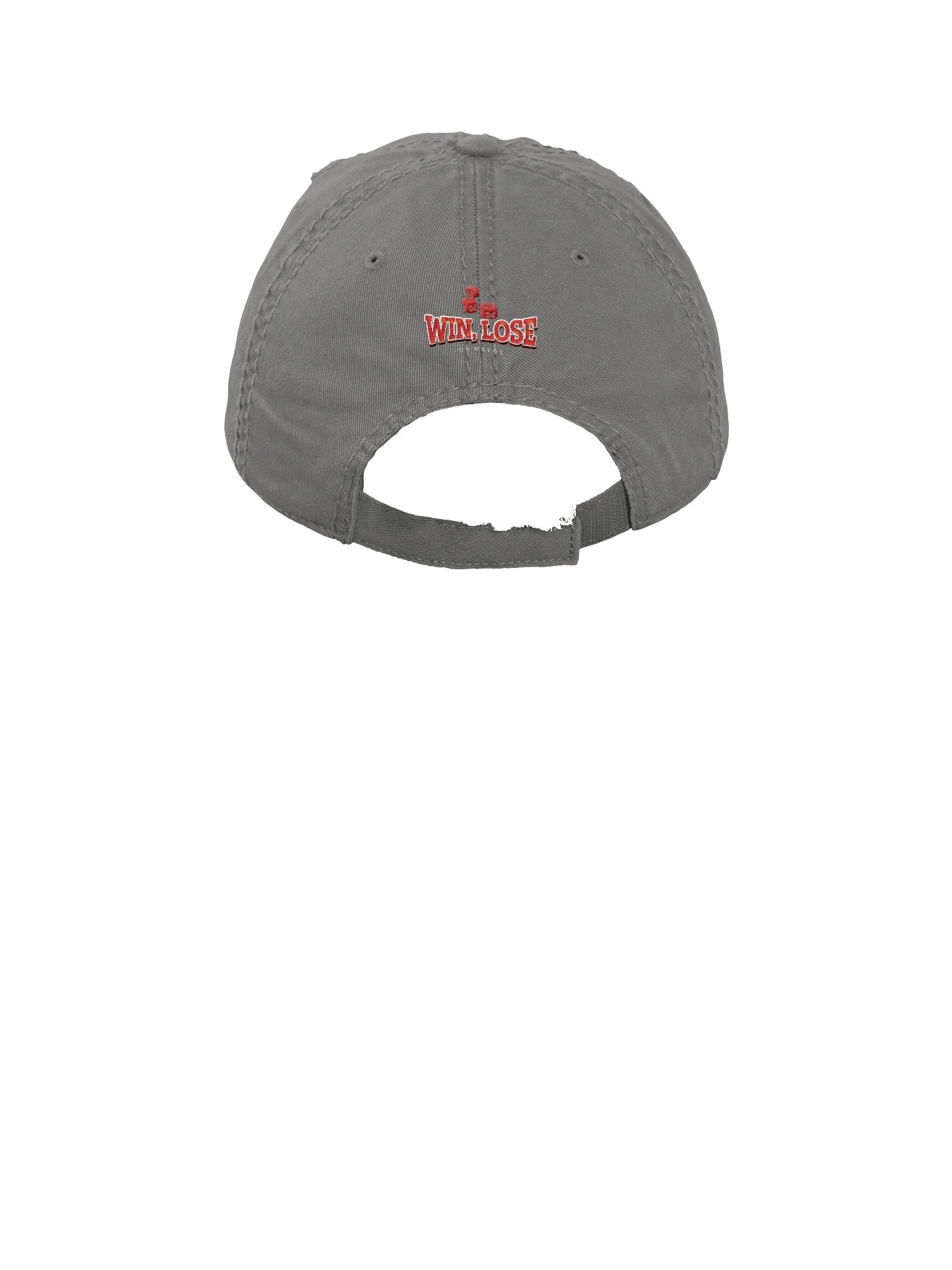 "Win, Lose or Maybe" Distressed Dad Hat product image (6)
