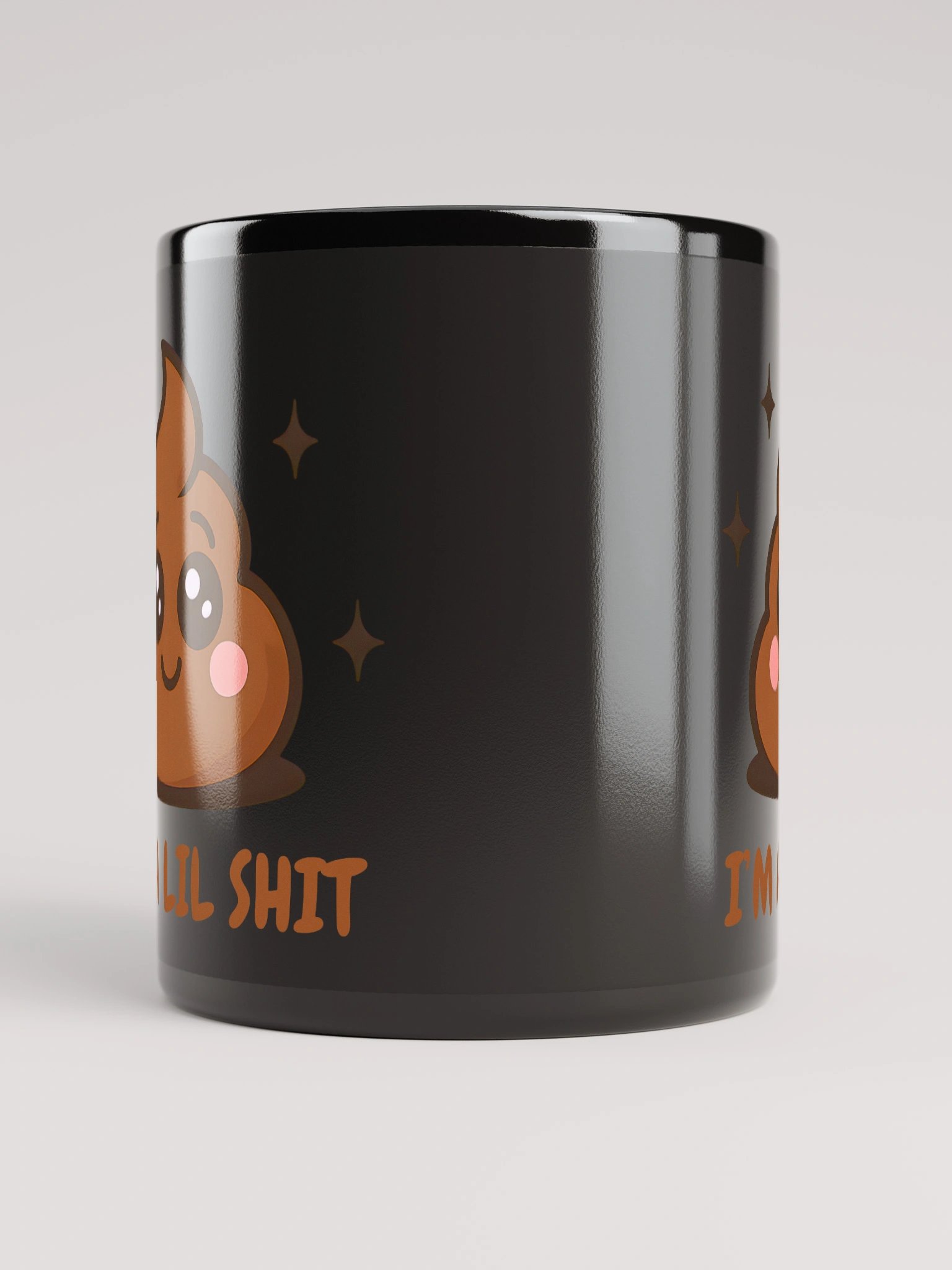 I'm a lil shit black mug product image (9)