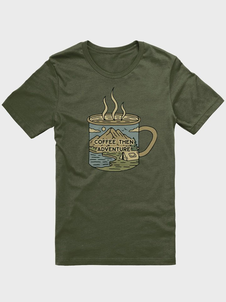 Coffee Then Adventure Unisex Tee product image (21)