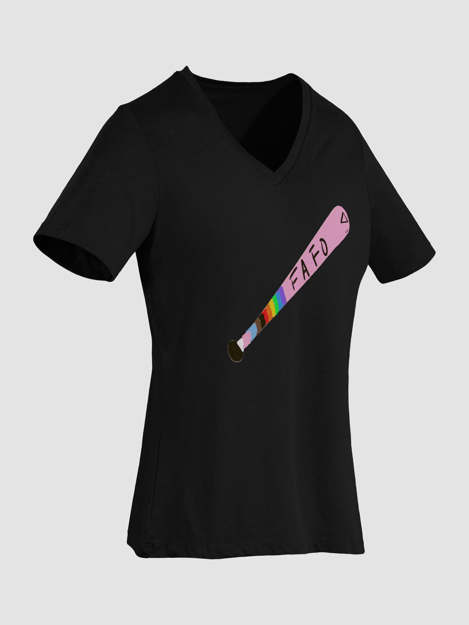 FAFO (SFW version) Relaxed V-Neck Tee product image (25)