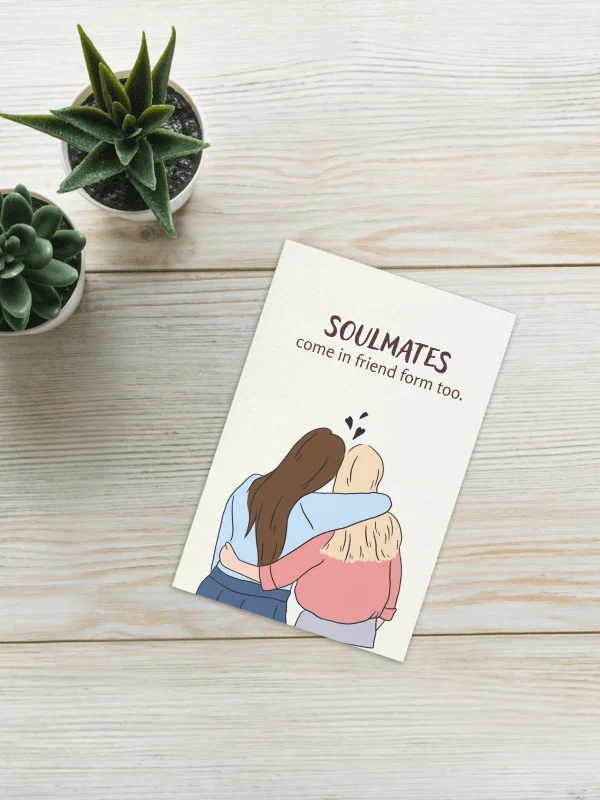 Soulmates come in friend form too. Galentine's Day Card product image (8)