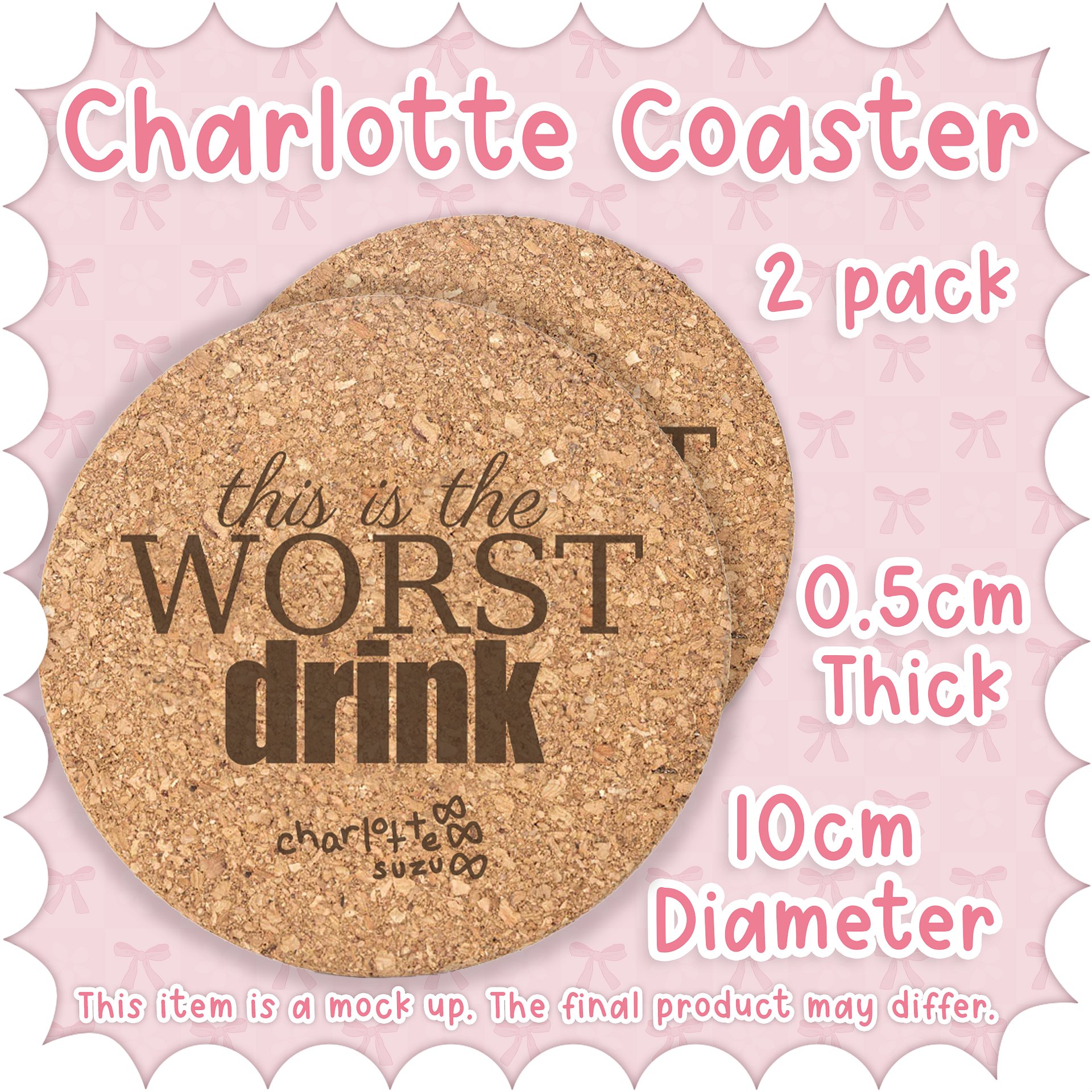 Charlotte Suzu Anniversary Coaster Set [PREORDER] product image (1)