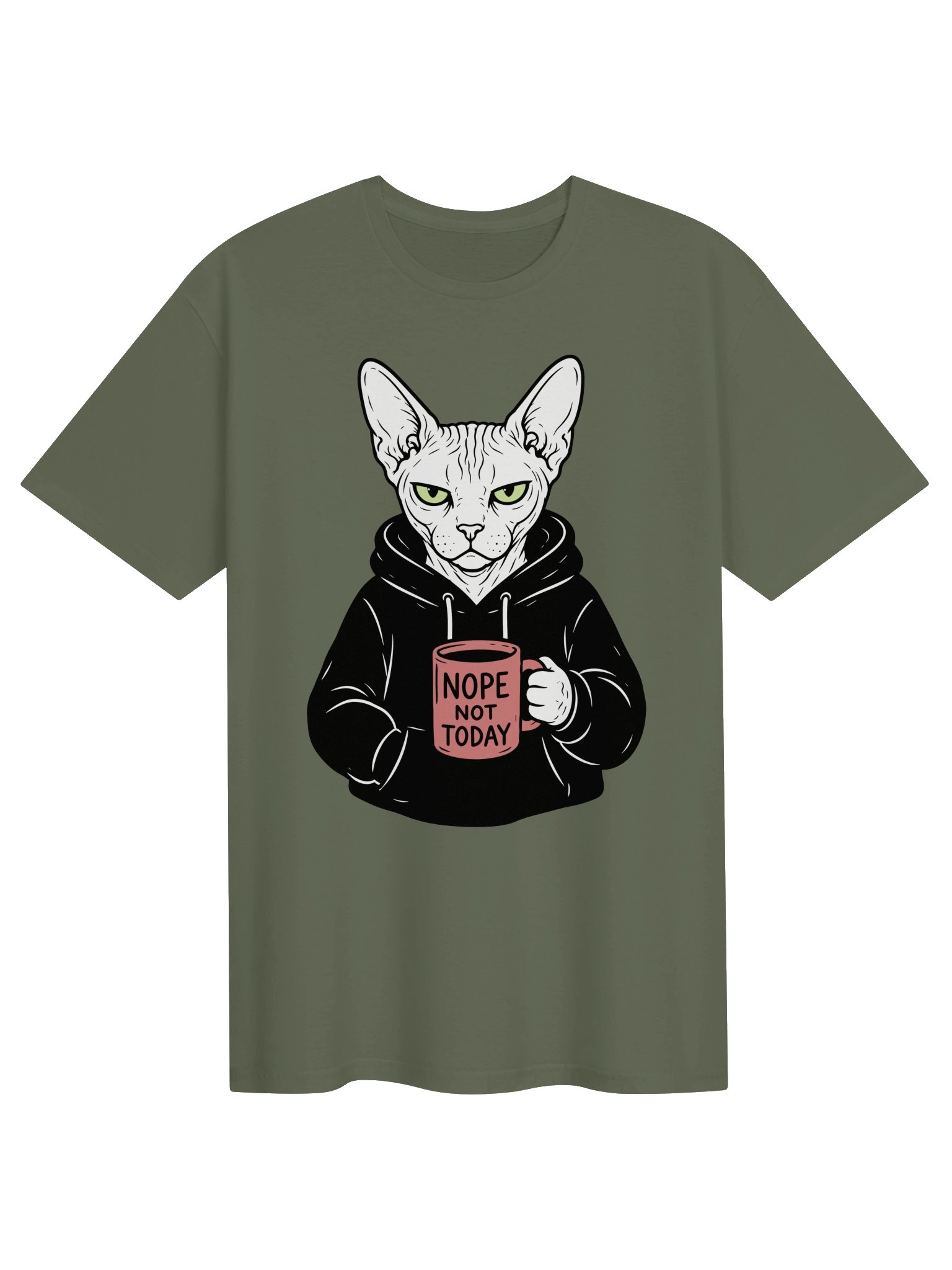 Nope Not Today Sphynx Cat Shirt product image (2)