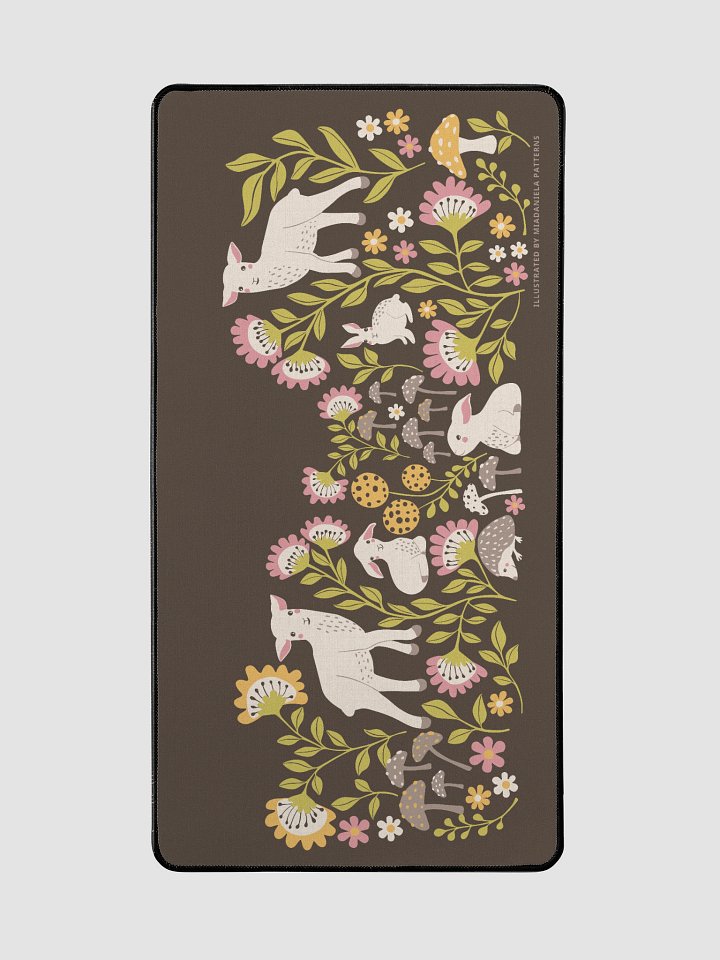 Little Orchard Friends Desk Mat - Dark Brown product image (2)