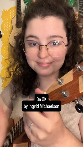 Be OK by @ingridmichaelson !!!

I love this tune!!! When I realized Ingrid was playing it on a ukulele I had to whip up an ar...