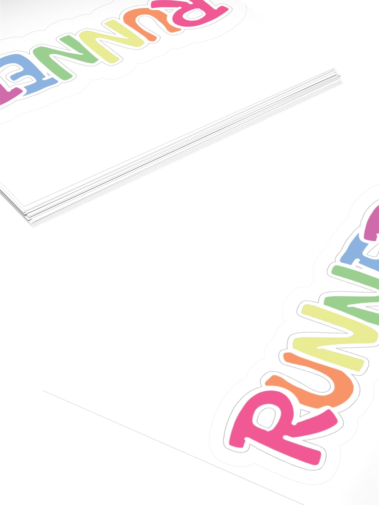 Runner The Husky Logo Sticker product image (4)