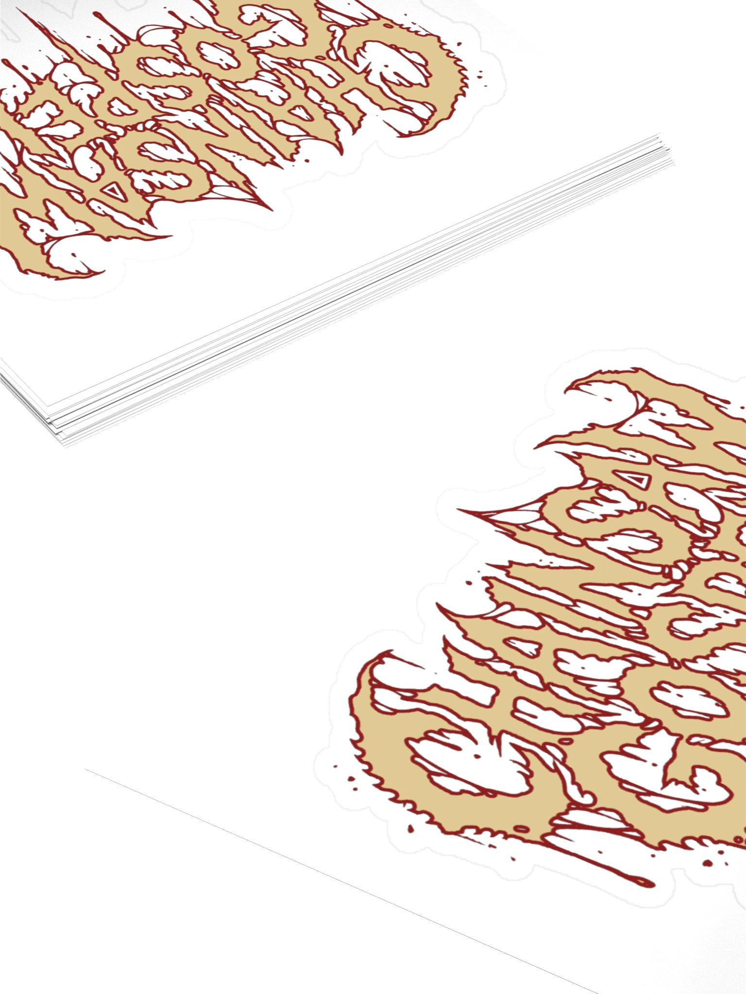 CHAINSAW GOSPEL — Kiss-cut Logo sticker product image (4)
