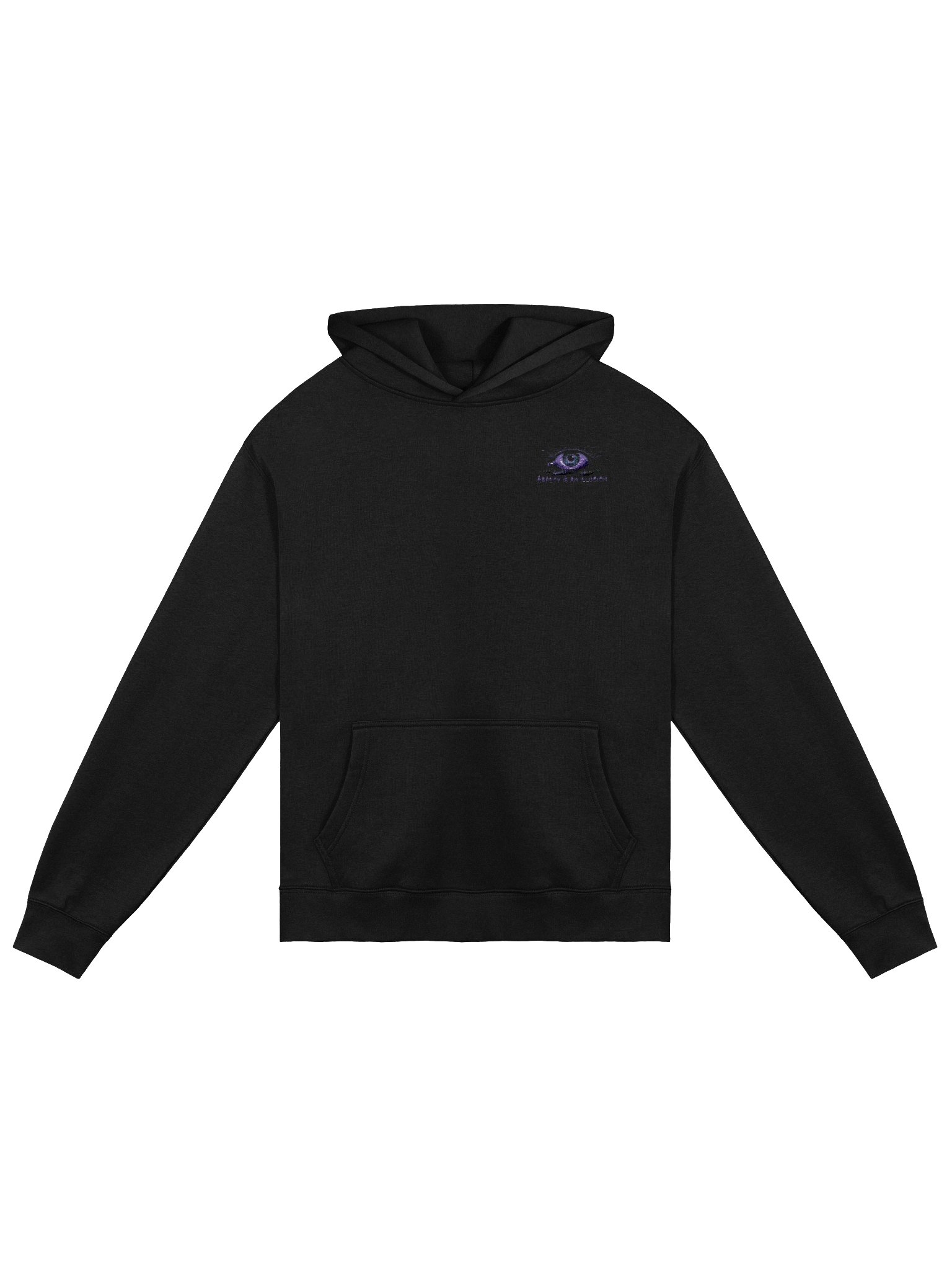 BLK Hoodie With Eye Patch product image (1)
