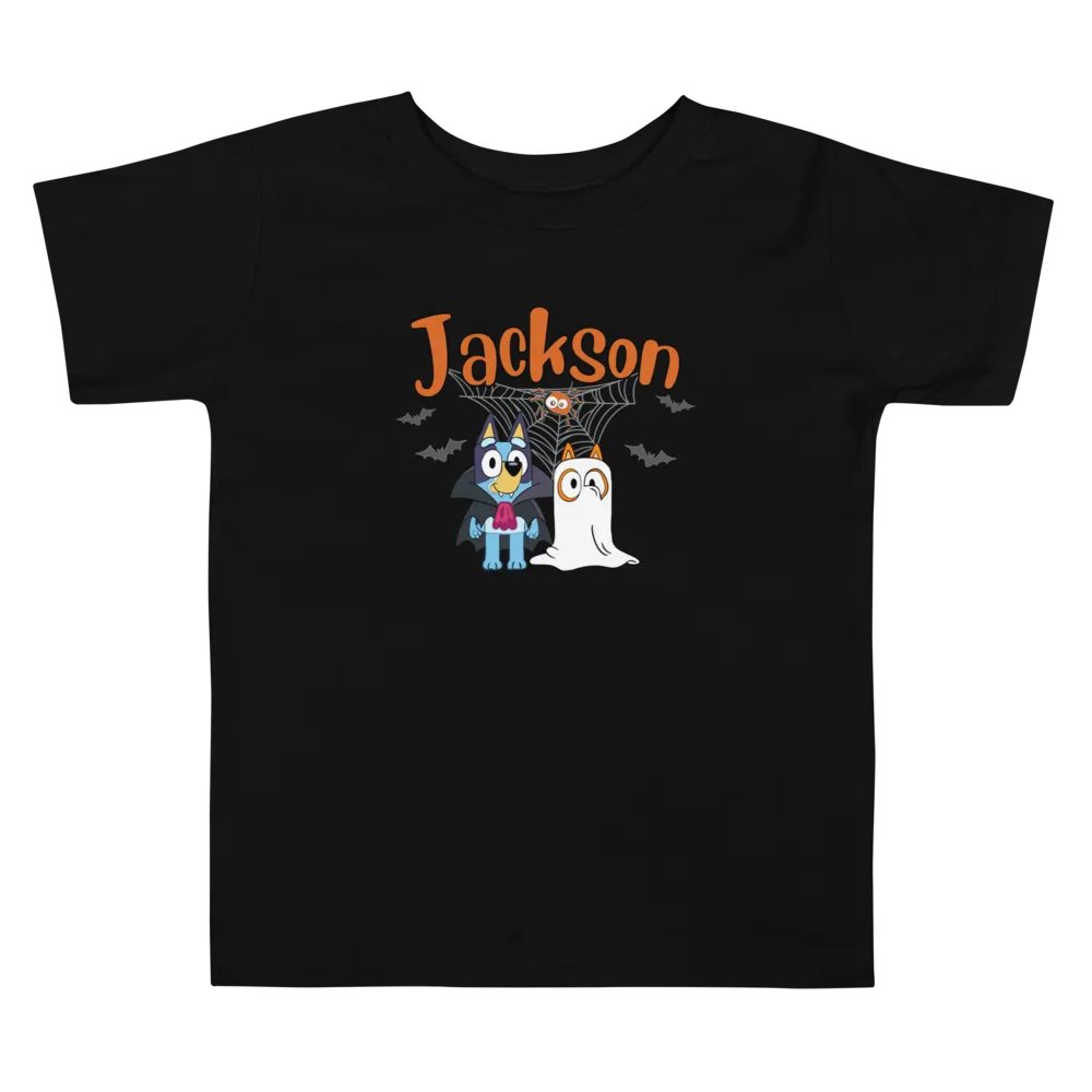 Toddler Custom Bluey Halloween T-Shirt (Homemade) product image (2)