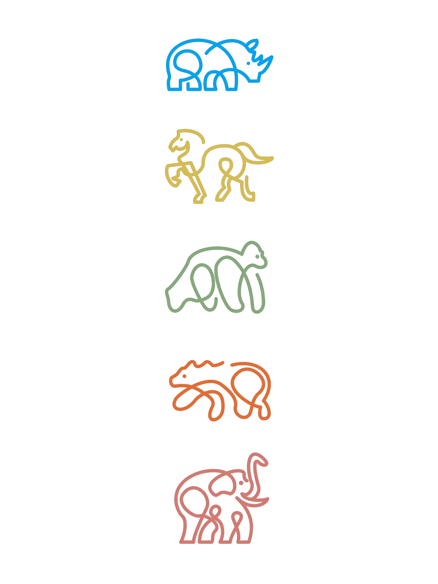 Centenario Animal Sticker Set product image (3)