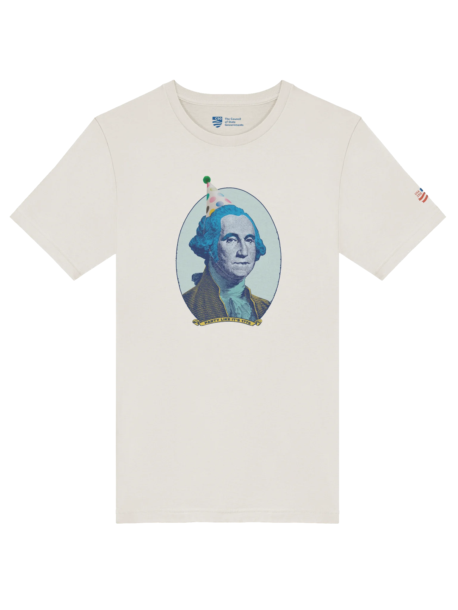 CSG 250 George Washington — Party Hat Tee product image (5)