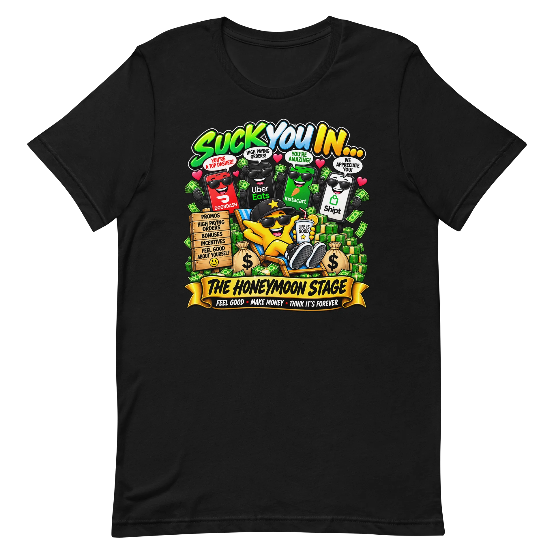 StarrCrazy GigLife – Suck You In, Spit You Out Tee product image (2)