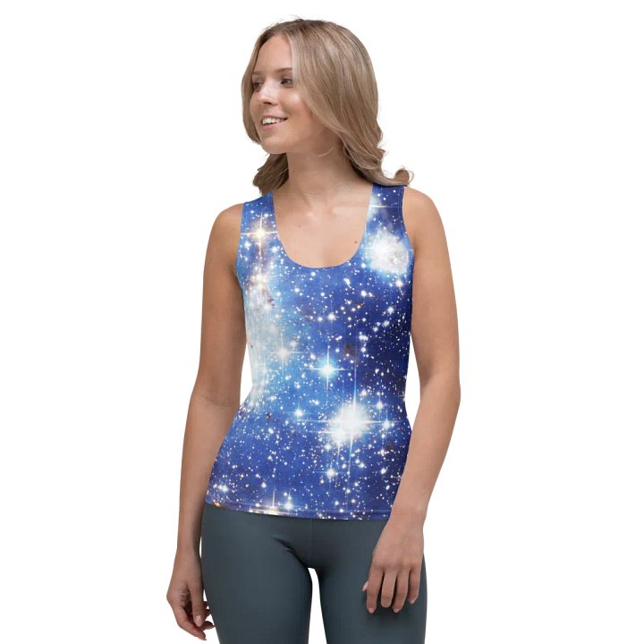 Blue Galaxy Tank Top product image (1)