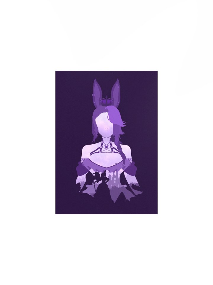 Silhouette of a Boba Bunny Poster product image (1)