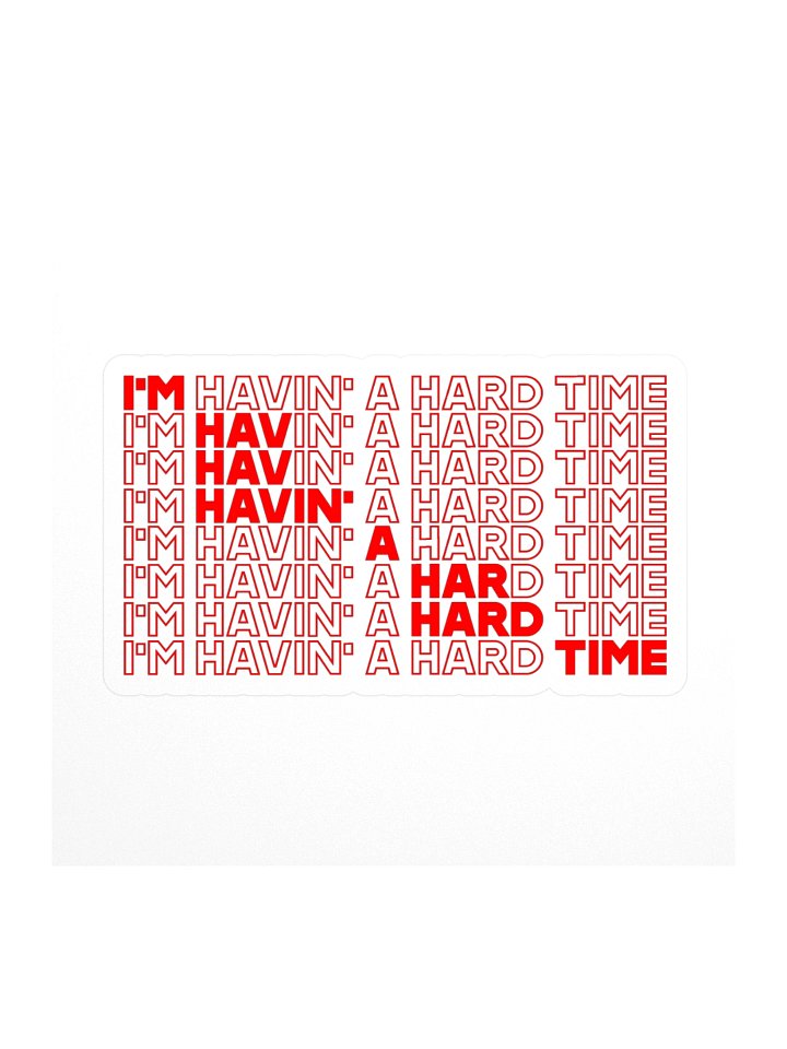 hard time sticker product image (1)
