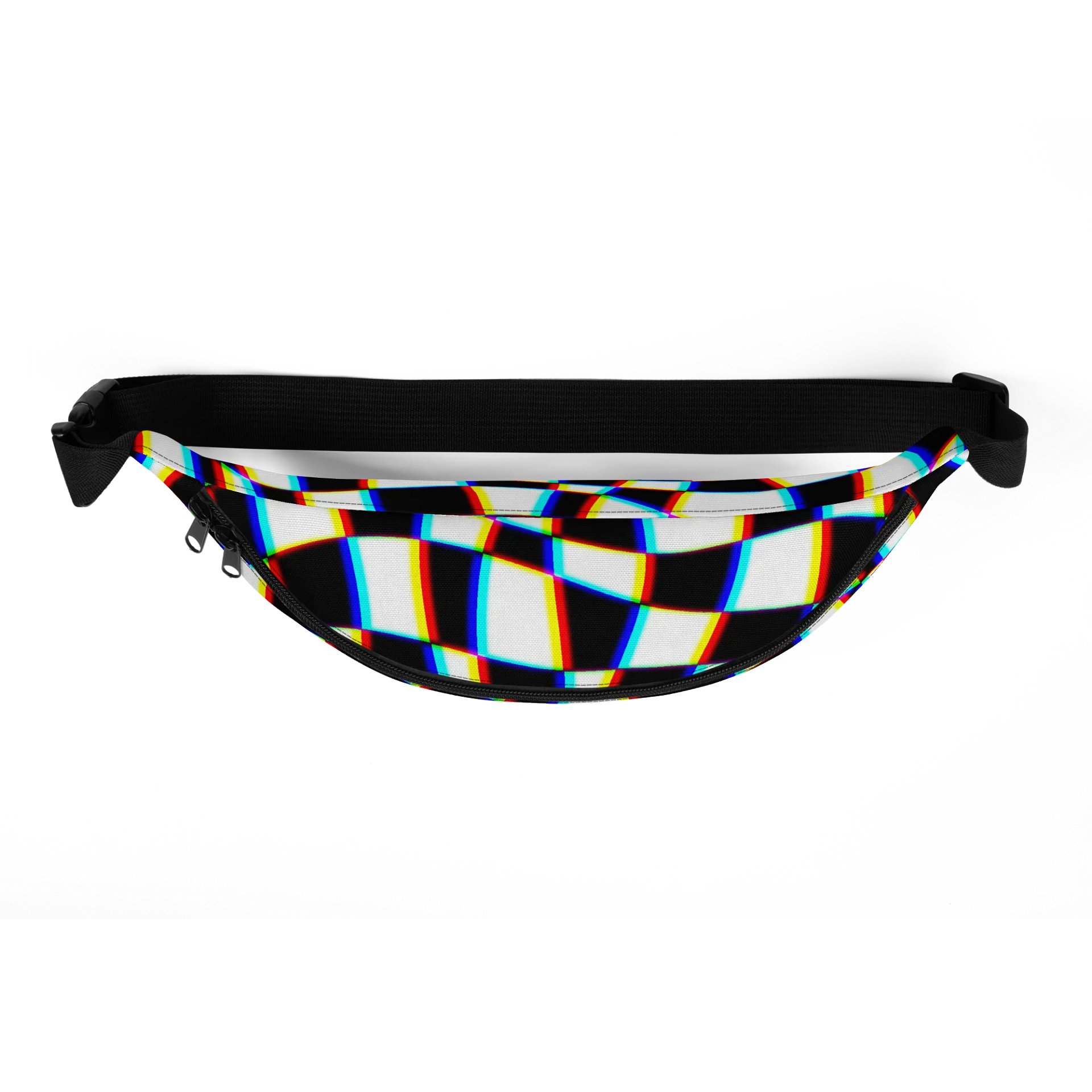 Trippy Checkered Fanny Pack product image (5)