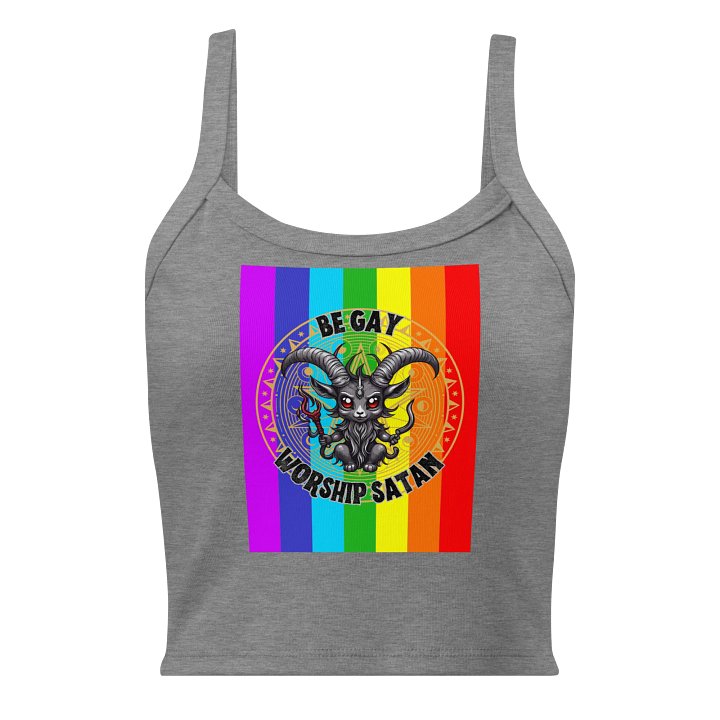 Be Gay Worship Satan Tank product image (1)