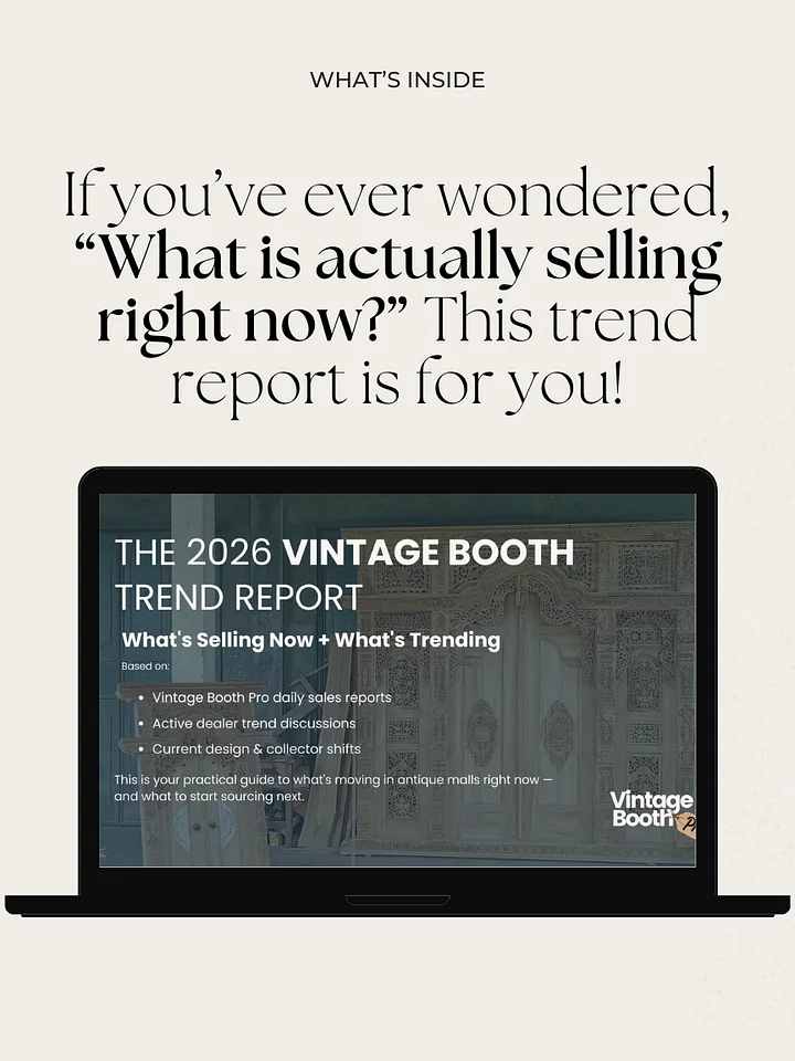 Q1 2026 Vintage Booth Trend Report & Sourcing Guide product image (2)