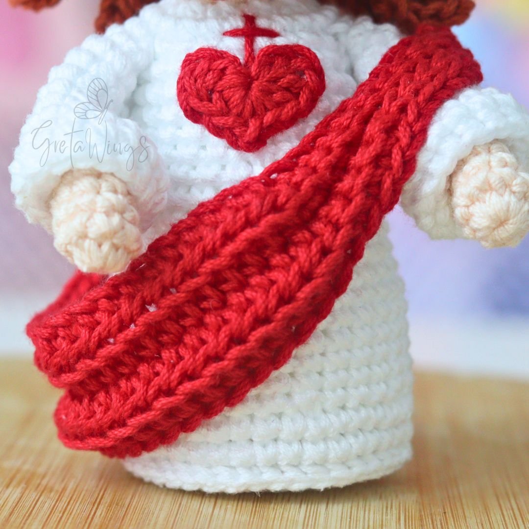 Jesús amigurumi tejido a mano: Patrón digital exclusivo para creaciones con fe (Descarga digital) product image (3)