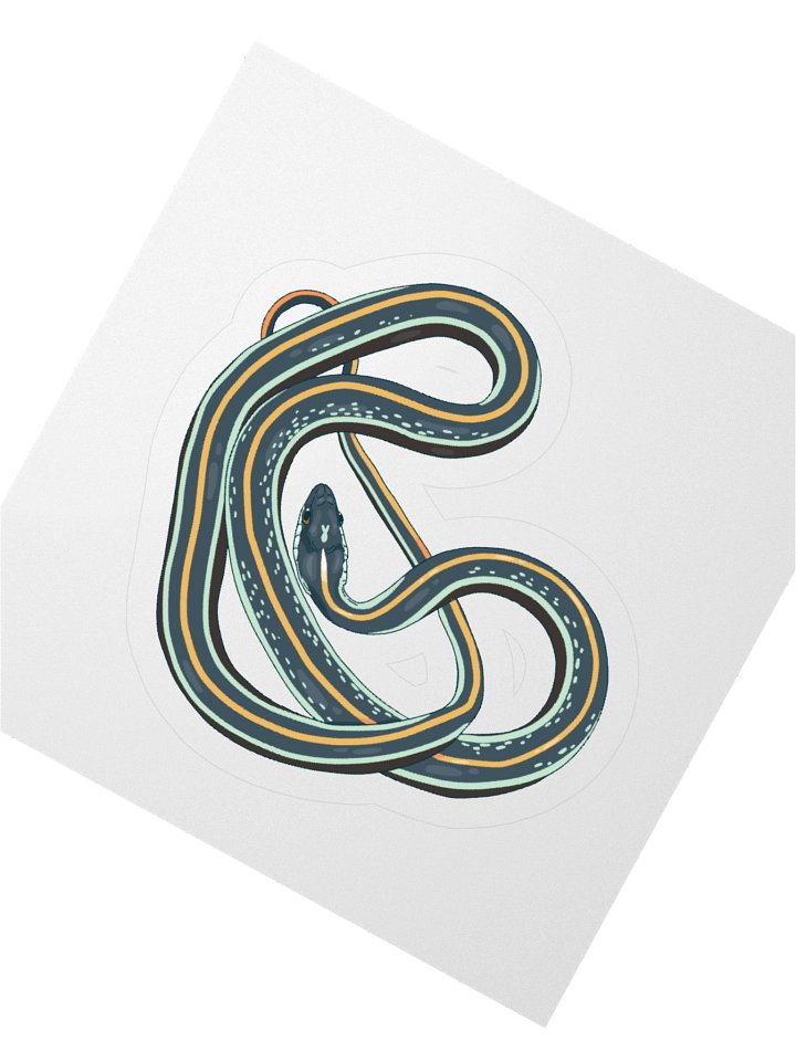 Western Ribbonsnake - Thamnophis proximus proximus Sticker product image (4)