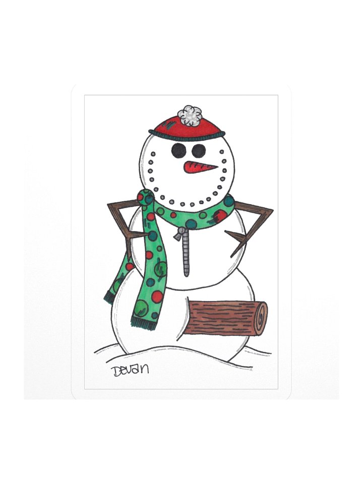 Snow Peeps: Big Wood Sticker product image (1)