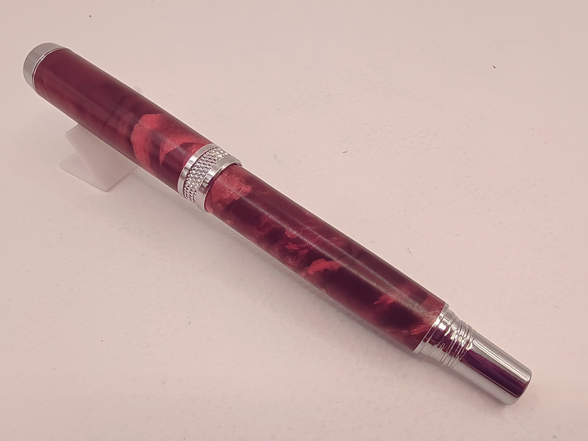Double‑Dyed Purple and Pink Burl Diamond Knurl product image (4)