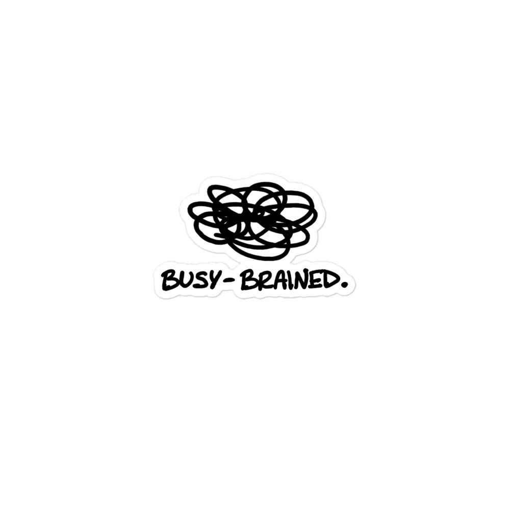 BUSY-BRAINED magnet product image (1)