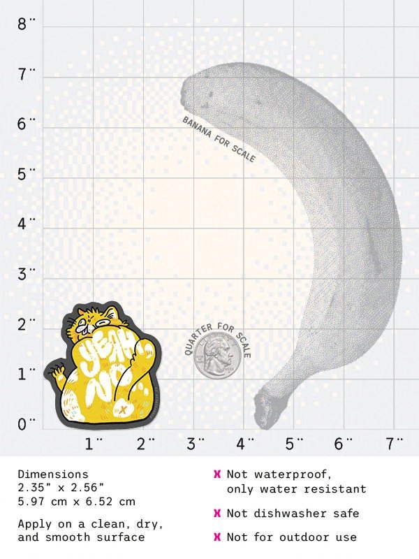 Yeah, no ... Sticker product image (2)