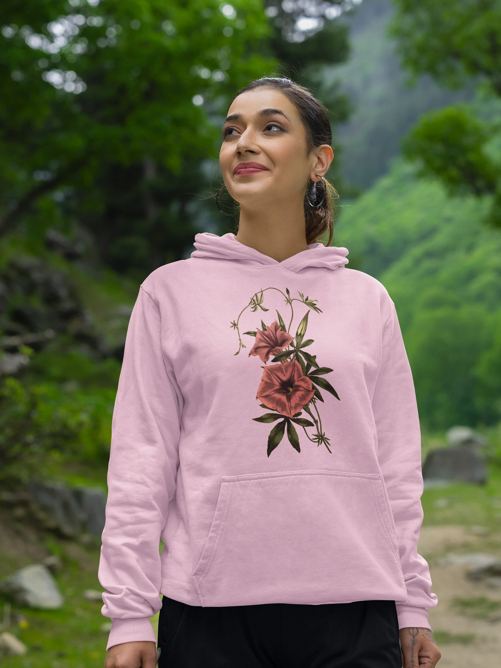 Egyptian Bindweed Printed Classic Pullover Hoodie product image (1)
