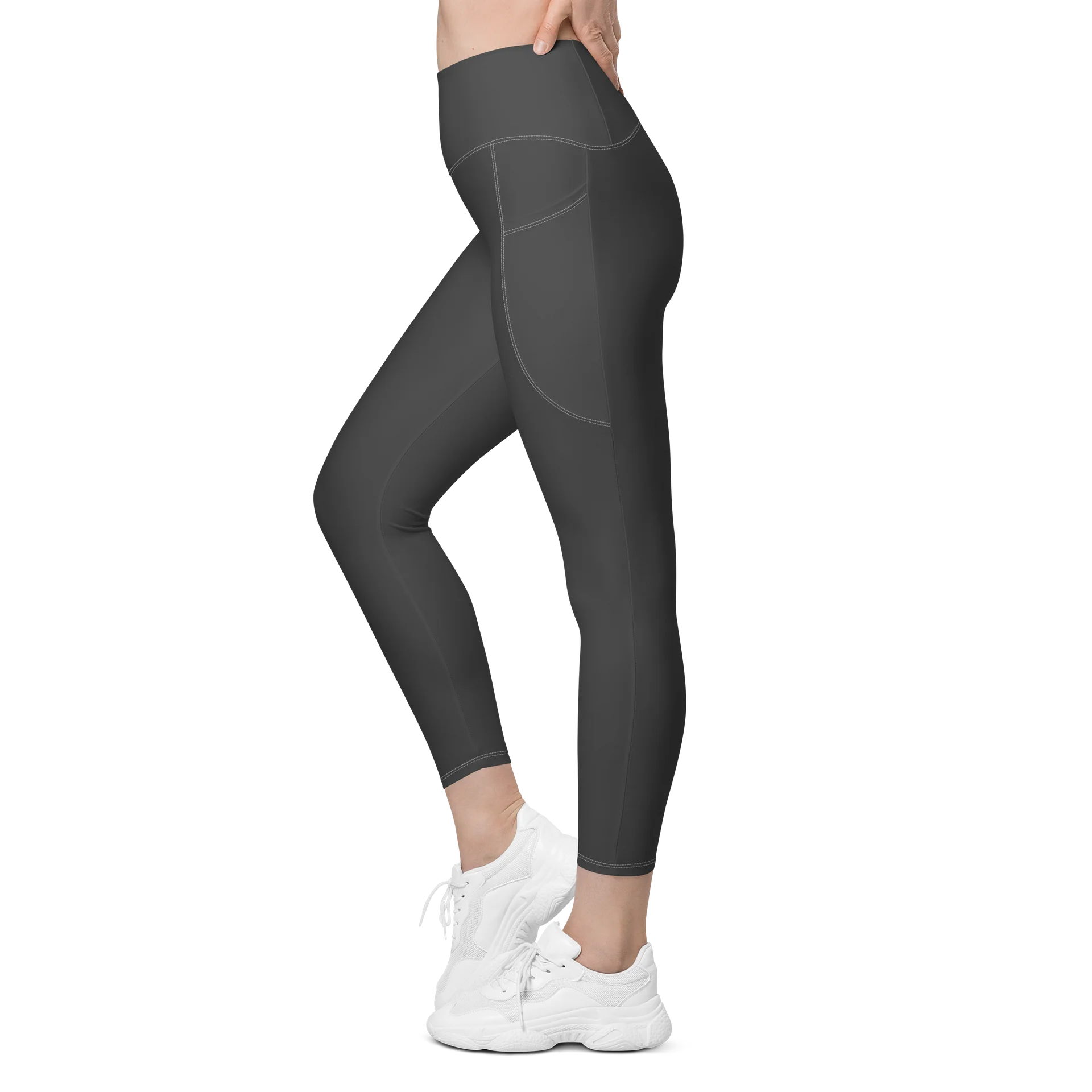 Gray Leggings with Pockets product image (5)