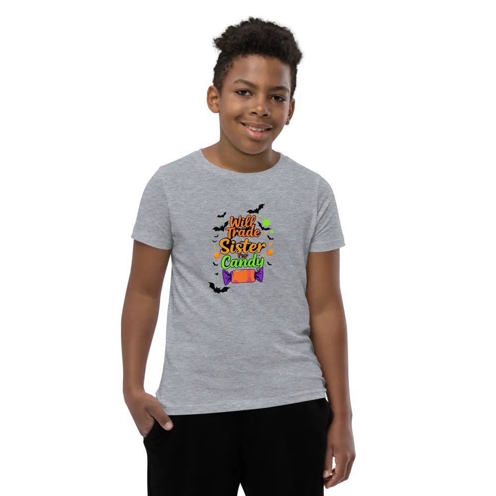 Will Trade Sister For Candy Youth T-shirt product image (7)