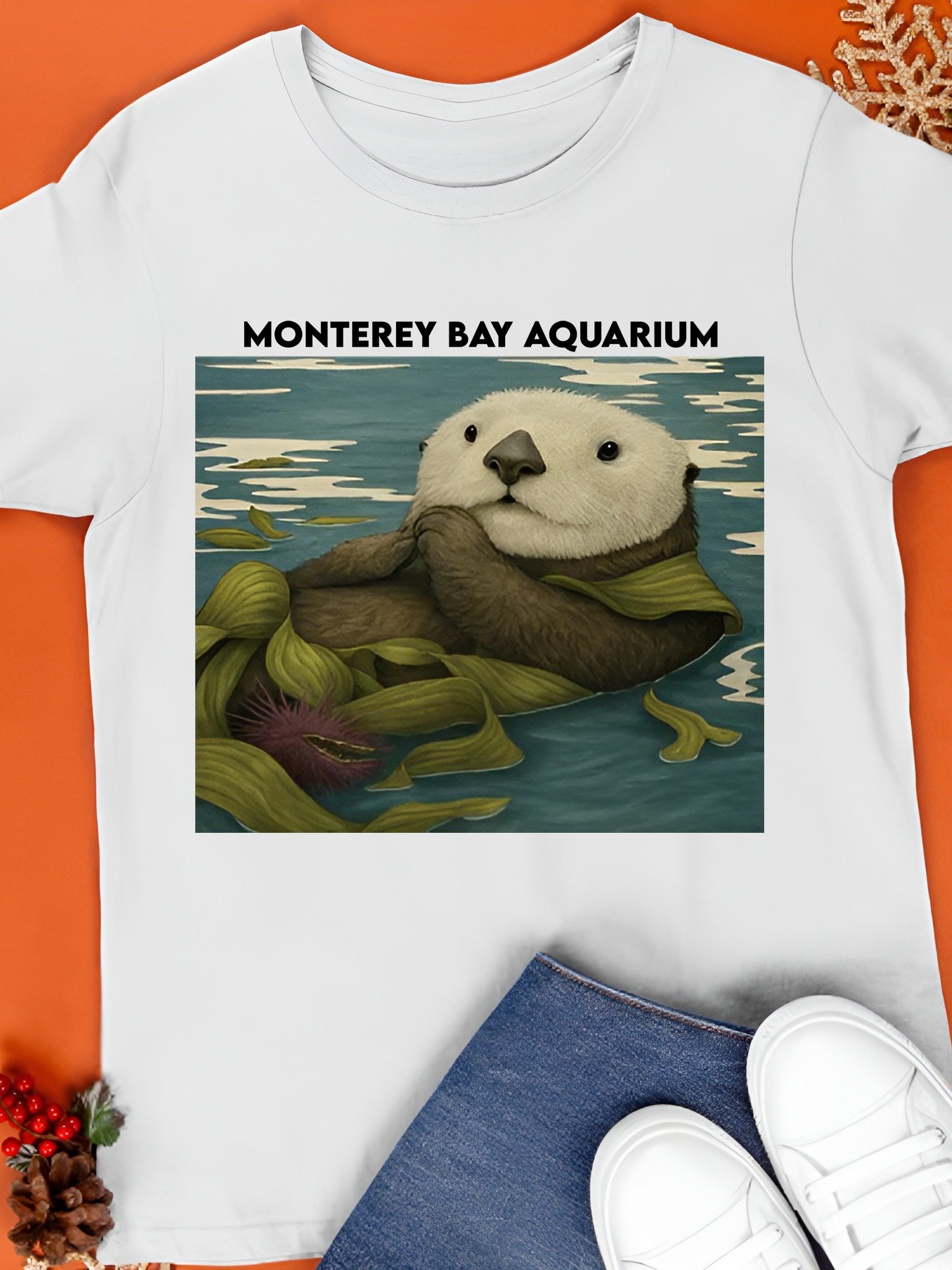 Monterey Bay Aquarium Otter T-Shirt product image (1)