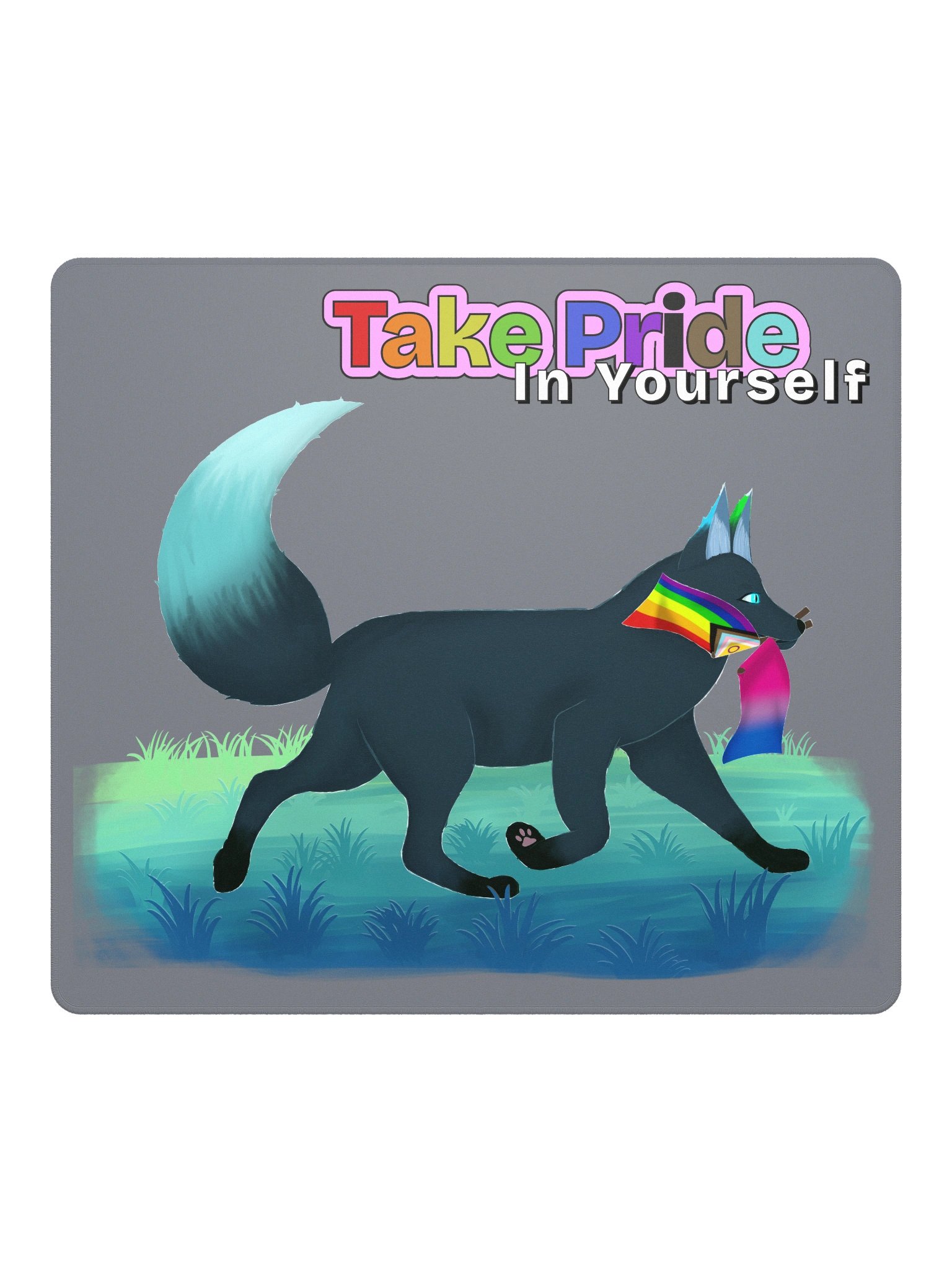 Both Flags - Take Pride In Yourself Gaming Mouse Pad product image (2)
