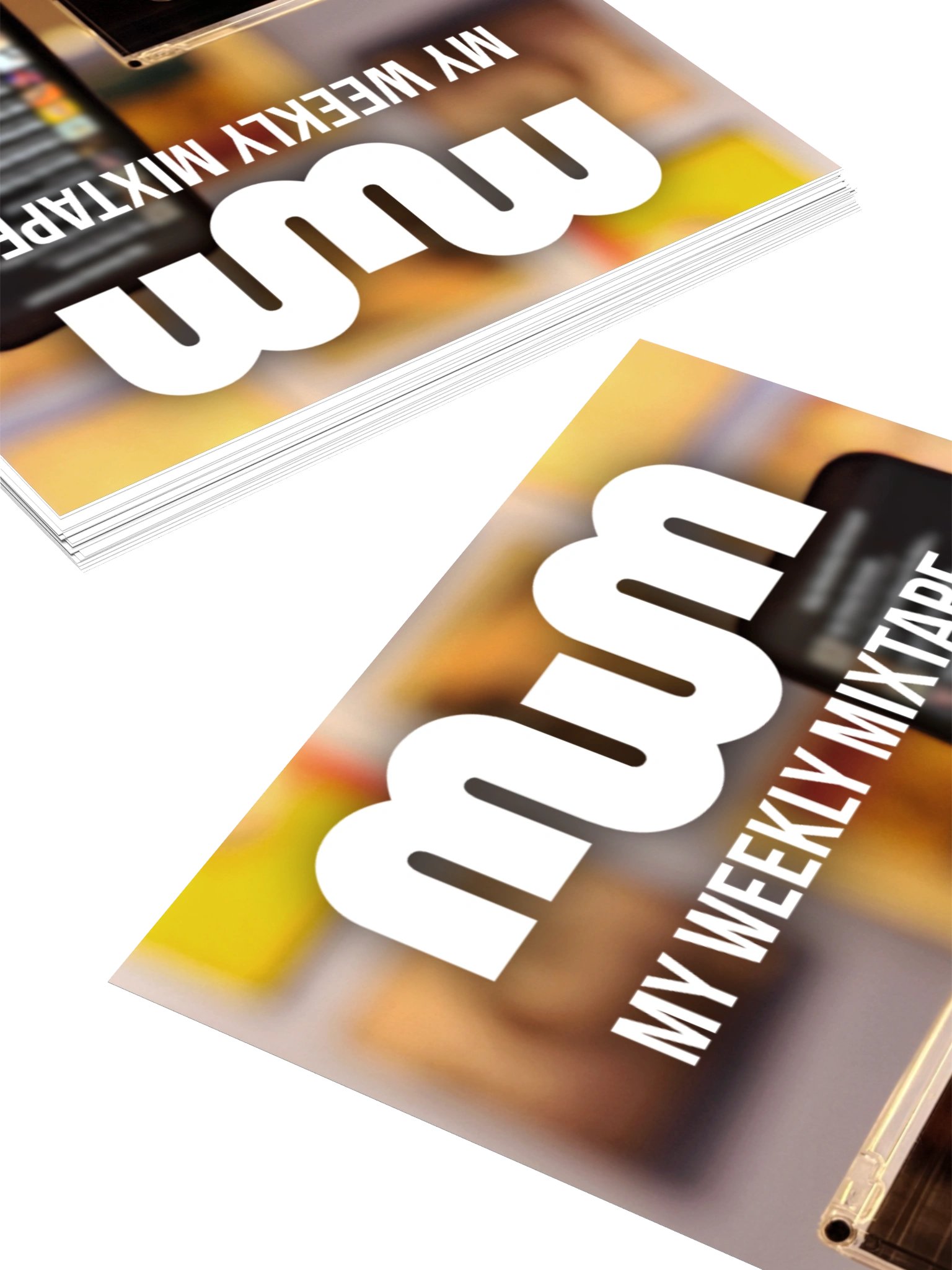 My Weekly Mixtape Graphic Logo Sticker product image (10)